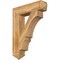 Ekena Millwork Balboa Arts & Crafts Rough Sawn Bracket, Western Red Cedar, 6"W x 28"D x 36"H BKT06X28X36BOA03RWR - alternate 1